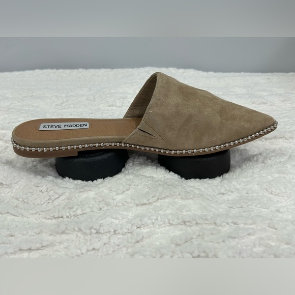 Steve Madden Azizi Pointed Toe Mule In Tan Suede | ModeSens - Picture 4 of 8